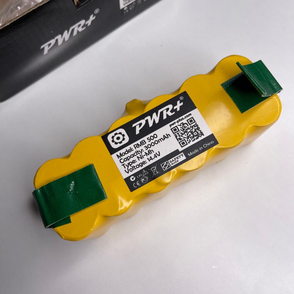 PWR+ RMB500 3000mAh 14.4V Replacement Battery — iRobot Roomba 500 600 700 Series
